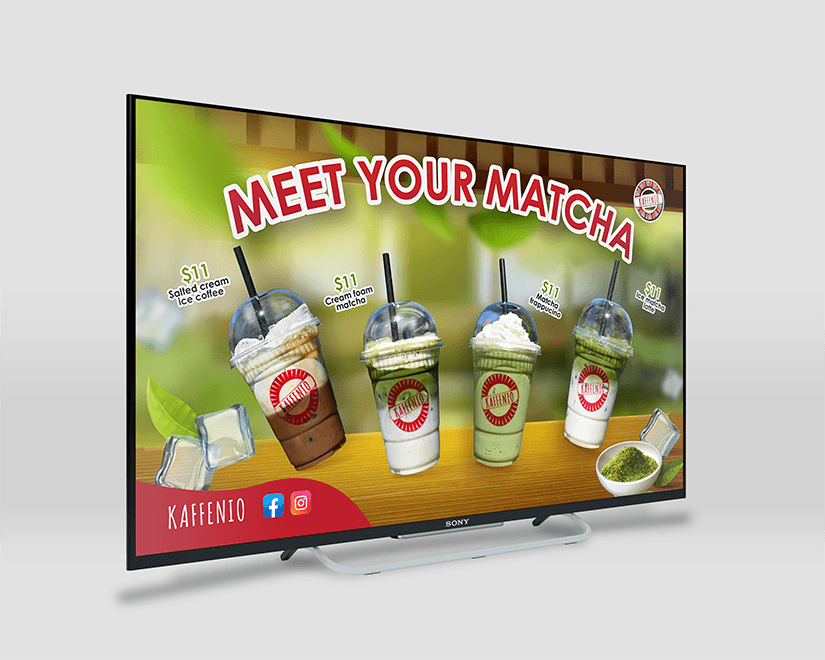 Kaffenio — Matcha promotional
